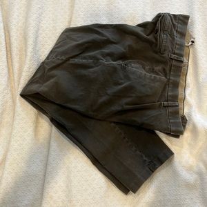 Banana Republic Traveler Relaxed Taper Fit Moleskin Single Pleat Pants 36x32